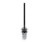 Viverso x match Tête de brosse WC, taille S, blanche et ronde, manche long, VU9730CR,