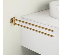 Viverso x sense Porte-serviettes de toilette 2 bras, pivotant, VR4400BG,