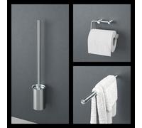 Viverso x steel Ensemble d’accessoires de salle de bains 3 en 1, VX3012BS+VX2100BS+VX4300BS,