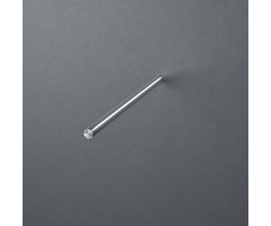 Viverso x steel Porte-serviette P: 350 mm, 1 bras, fixe, VX4300BS,
