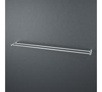 Viverso x steel Porte-serviettes de bain double l: 820 H: 20 P: 120 mm, VX4701BS,