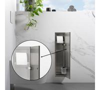 Viverso x wall large Porte de remplacement pour module WC encastré, carrelable, BL001125,