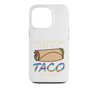 Vivez Chaque Jour comme Un Mardi Tacos drôle Citation Coque pour iPhone 13 Pro