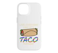 Vivez Chaque Jour comme Un Mardi Tacos drôle Citation Coque pour iPhone 14