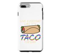 Vivez Chaque Jour comme Un Mardi Tacos drôle Citation Coque pour iPhone 7 Plus/8 Plus