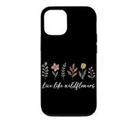Vivez comme des Fleurs Sauvages, Fleur Florale, gentillesse Positive Coque pour iPhone 12/12 Pro