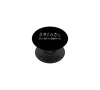 Vivez comme des Fleurs Sauvages, Fleur Florale, gentillesse Positive PopSockets PopGrip Adhésif