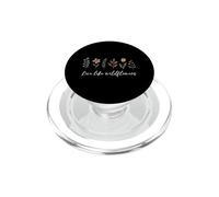 Vivez comme des Fleurs Sauvages, Fleur Florale, gentillesse Positive PopSockets PopGrip pour MagSafe