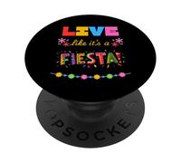 Vivez comme si c'était Une Fiesta PopSockets PopGrip Adhésif