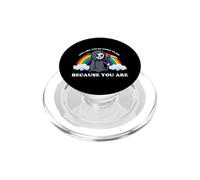 Vivez comme si Vous alliez Mourir Parce Que Vous êtes Un drôle de Sarcasme PopSockets PopGrip pour MagSafe