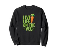 Vivez la Vie sur la Vie végétale végétale Sweatshirt