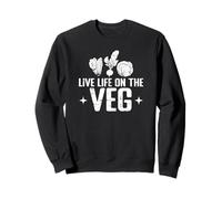 Vivez la Vie sur Les légumes Sweatshirt