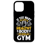 Vivez sainement à la Salle de Sport | Entraînement de Motivation Physique Coque pour iPhone 12 Mini