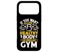 Vivez sainement à la Salle de Sport | Entraînement de Motivation Physique Coque pour iPhone 17 Pro Max
