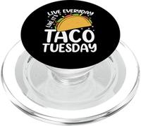 Vivez Tous Les Jours comme si c'était Taco Tuesday PopSockets PopGrip pour MagSafe