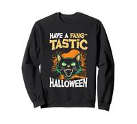 Vivez Une Fantastique Horreur féline pour Halloween Sweatshirt