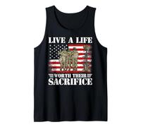 Vivez Une Vie Qui Vaut Leur Sacrifice Débardeur