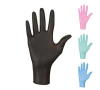 Vivezen - Boite de 100 gants en nitrile jetables - non poudrés