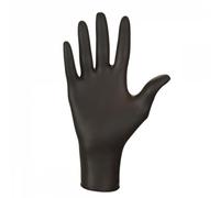Vivezen - Boite De 100 Gants En Nitrile Jetables - Non Poudrés - Taille S - Noir