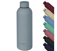 Bouteille, gourde isotherme chaud ou froid en acier inoxydable, réutilisable - 750 ml - Gris clair - Vivezen