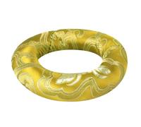 Vivezen - Coussin rond en brocart de soie pour bol chantant tibétain - diam 9 cm