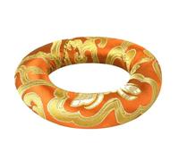Vivezen - Coussin rond en brocart de soie pour bol chantant tibétain - diam 9 cm