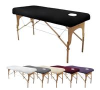 Vivezen - Drap housse de protection en éponge pour table de massage - Confort Plus - Plusieurs coloris