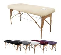 Vivezen - Drap housse de protection en éponge pour table de massage - Confort Plus - Plusieurs coloris