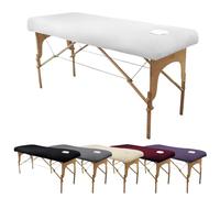 Vivezen - Drap housse de protection en éponge pour table de massage - Confort Plus - Plusieurs coloris