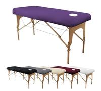 Vivezen - Drap housse de protection en éponge pour table de massage - Confort Plus - Plusieurs coloris