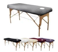 Vivezen - Drap housse de protection en éponge pour table de massage - Confort Plus - Plusieurs coloris