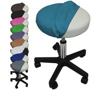 Vivezen - Drap Housse de Protection en éponge pour Tabouret Rond - 10 Coloris