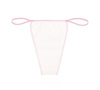 Vivezen - Lot de 100 Strings, Culottes Femme jetables - Blanc