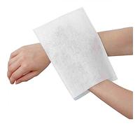 Vivezen - Lot de 200 Gants de Toilette Non tissés jetables 15 x 23 cm - Blanc