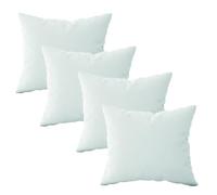 Vivezen - Lot de 4 oreillers, Coussins de garnissage carrés - Blanc - Plusieurs Tailles Disponibles