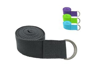 Vivezen - Sangle, ceinture de yoga 183 x 3,8 cm réglable - 4 coloris