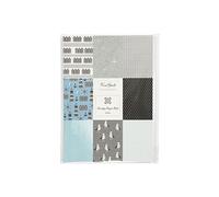 Vivi Gade bloc de papier design bleu 21 x 30 cm 24 feuilles Bleu