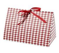Vivi Gade coffret cadeau arlequin 15 x 7 x 8 cm rouge/blanc 3 pièces