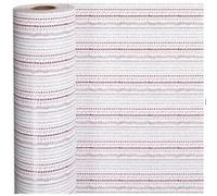 Vivi Gade gribouillis papier d'emballage 400 x 70 cm blanc/rouge G
