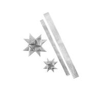 Vivi Gade Outdoorbandes d'étoiles papier 86/100 cm argent 16 pièces Argent G