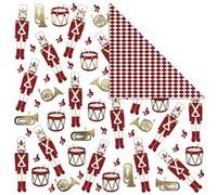 Vivi Gade papier design double face blanc/doré 30,5 cm 3 pièces Doré G