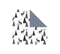 Vivi Gade papier design double face cerf 30,5 cm 3 pièces