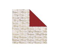 Vivi Gade papier design double face Joyeux Noël 30,5 cm 3 pièces