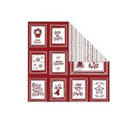 Vivi Gade papier design double face Noël 30,5 cm 3 pièces