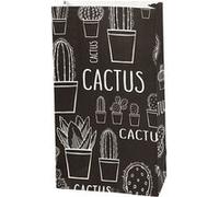 Vivi Gade sacs en papier 12 x 6 x 21 cm 8 pièces cactus Zwart