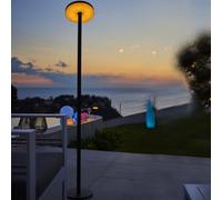 Lumisky Lampadaire solaire VIVIA TALL SOLAR pied extensible en aluminium LED blanc dimmable H145cm