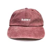 Vivian Flytrap Unisexe Daddy Casquette de Baseball Brodée Délavée - Red