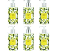 VIVIAN GRAY 1012 'Refreshing Citrus' distributeur de savon crème, jaune/vert (pack de 6)