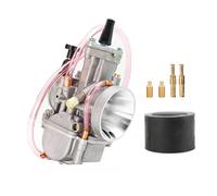 Viviance Carburateur moto compatible avec PWK 21-34MM 2T 4T Carburateur Moto avec Power Jet compatible avec Yamaha Koso ATV Quad UTV - 34MM