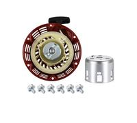 Viviance Démarreur de recul compatible avec Honda 168F 170F GX120 GX140 GX160 GX200 - rouge